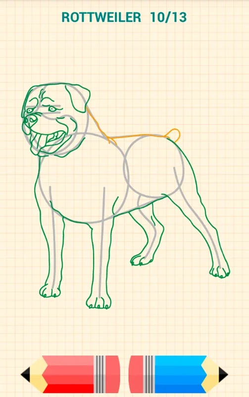 Draw Dogs for Android - Learn Dog Drawing Easily