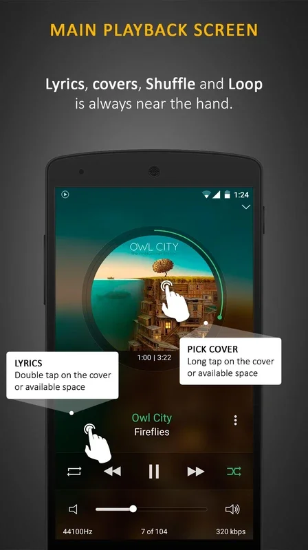 Stellio Music Player for Android - Great Visuals and Sound