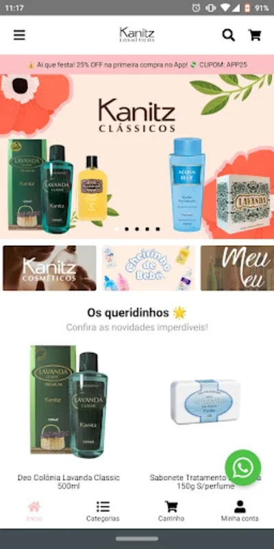 Loja Kanitz for Android - Discover Beauty Essentials & Discounts