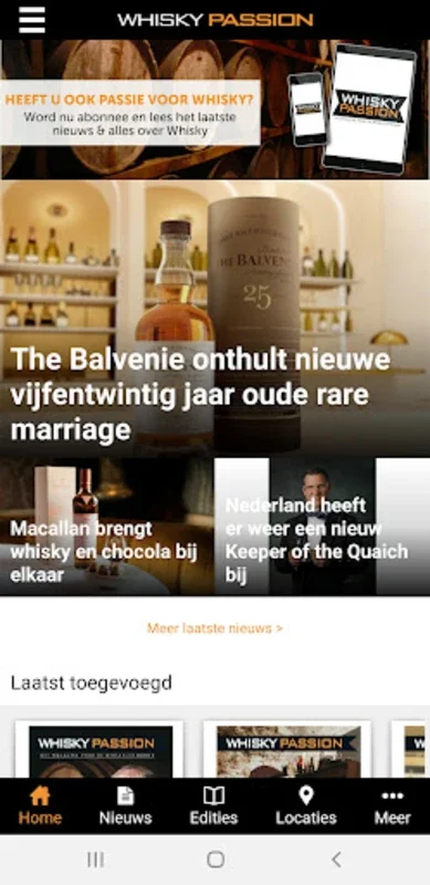 Whisky Passion for Android - Explore Global Whiskeys