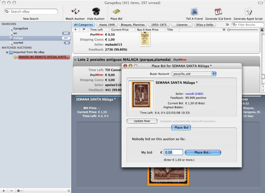GarageBuy for Mac - Streamline Your eBay Transactions