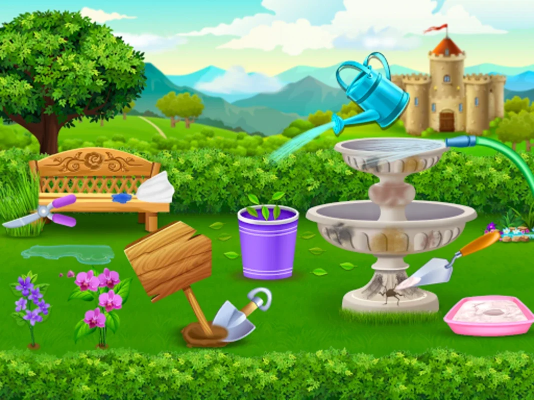 Princess House Cleaning Advent for Android: Fun Cleaning Game