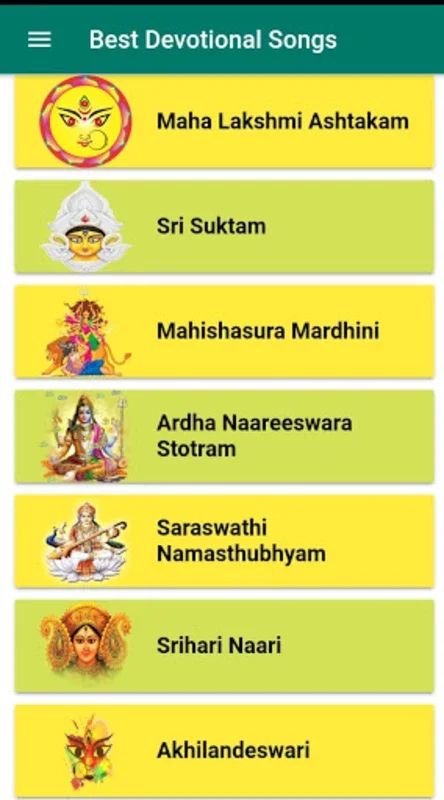 Devotional Songs with Lyrics for Android - No Downloading Needed