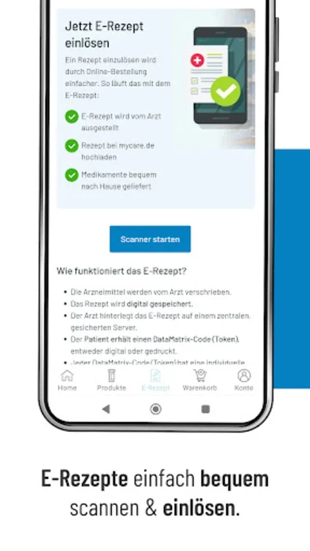 mycare.de Apotheke & E - Rezept for Android: Efficient Healthcare Shopping