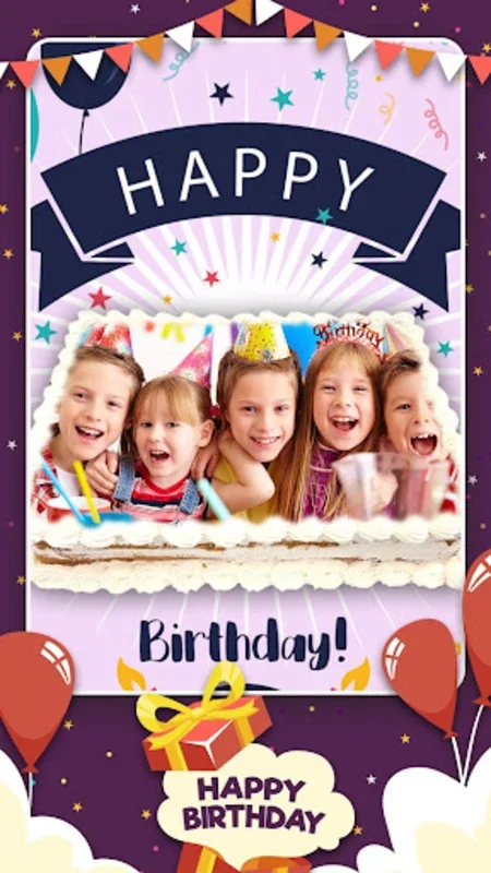 Photo On Birthday Cake for Android - Create Personalized Cakes Easily