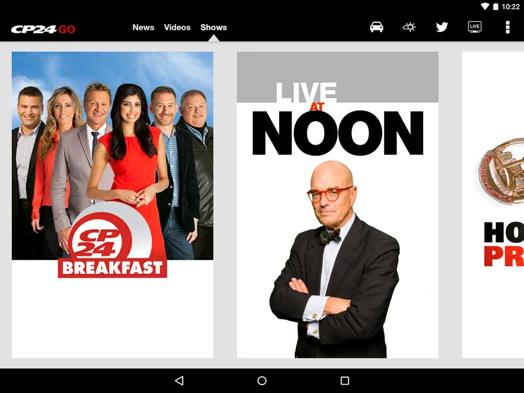 CP24 GO for Android: Toronto Updates at Your Fingertips