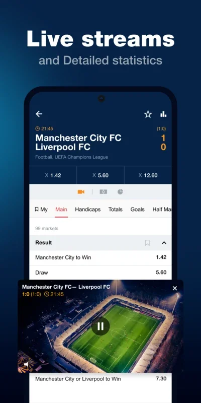 Marathonbet for Android - Exciting Betting Options