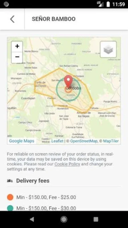 Señor Bamboo for Android: A User - Friendly Food Delivery App