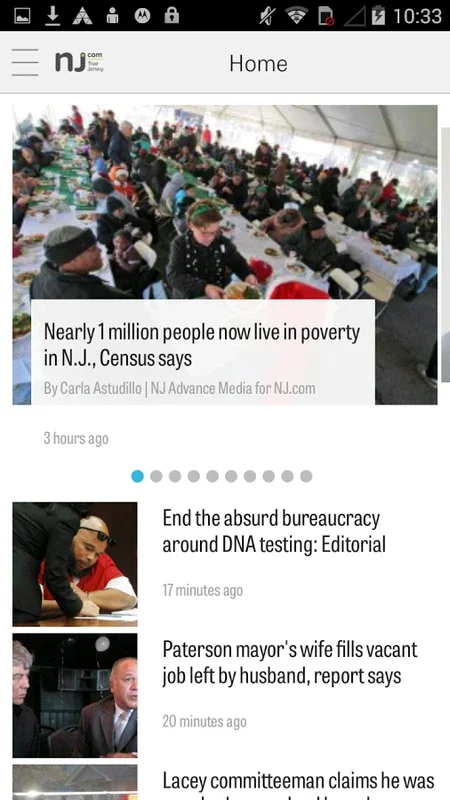 NJ.com for Android: Comprehensive Local News