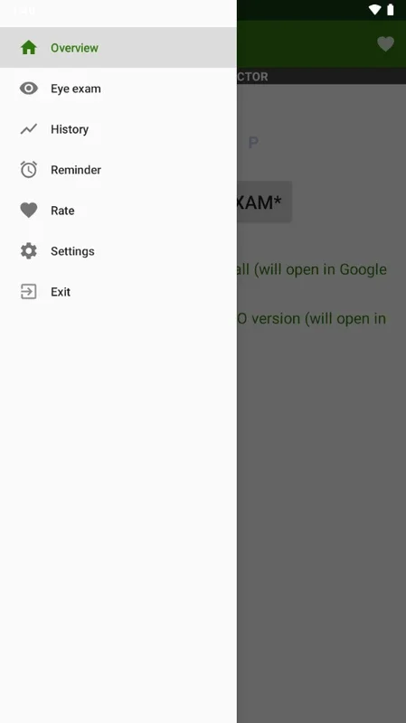 Eye exam for Android - Quick Vision Check