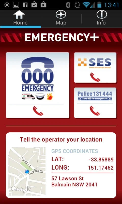 Emergency+ for Android: Precise Emergency Assistance