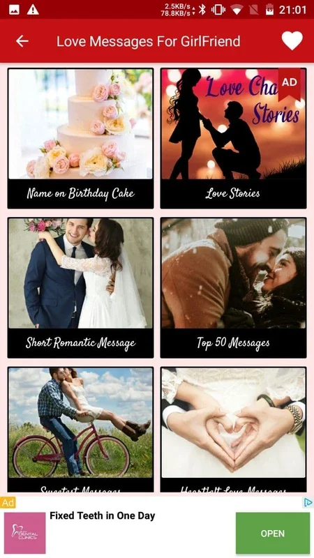 Love Messages for Girlfriend on Android for Romantic Expressions