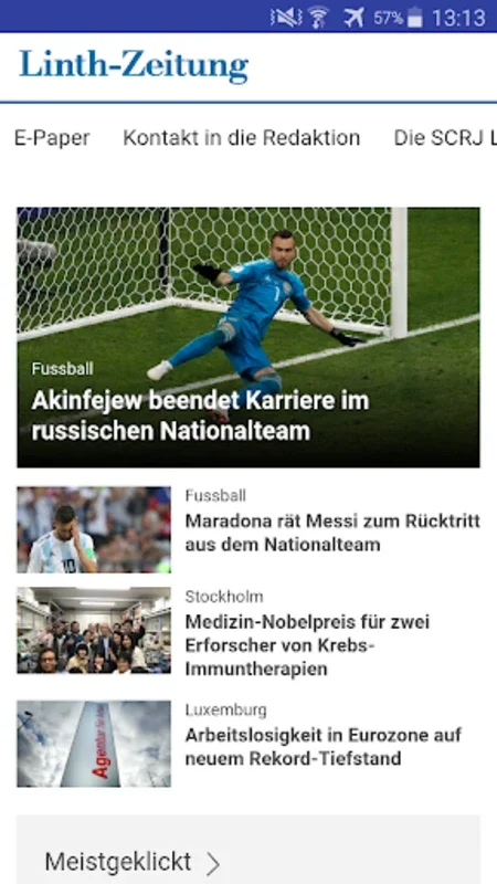 Linth-Zeitung for Android: Stay Informed with Regional News