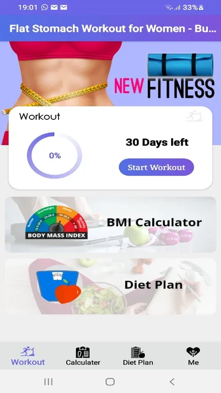 Flat Stomach Workout - Burn Belly Fat for Android: Effective ABS Training