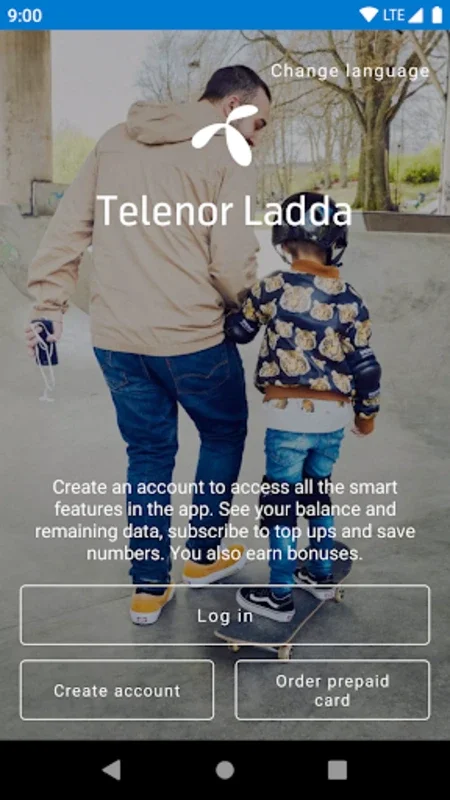 Telenor Ladda for Android - Manage Prepaid Services Easily