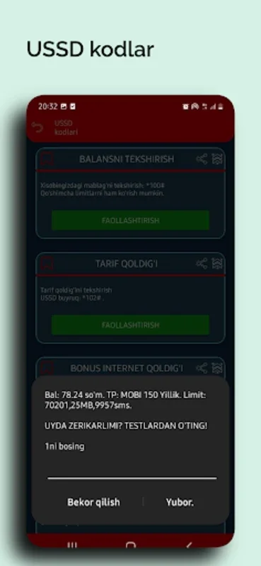 USSD kodlar for Android: Seamless Telecom Access