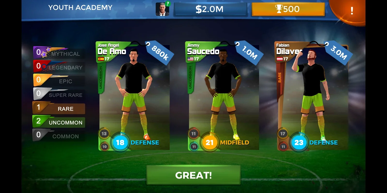 Pro 11 Soccer Manager Game for Android - Strategic Team Management