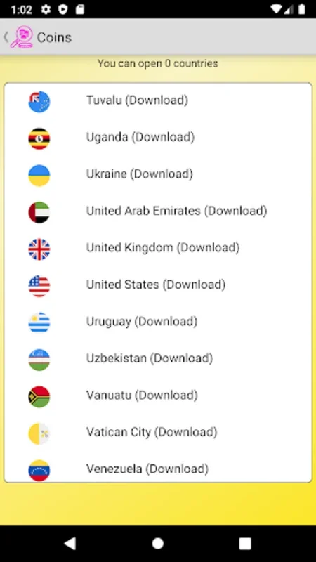 Coins of the World Collection for Android - No Downloading Required