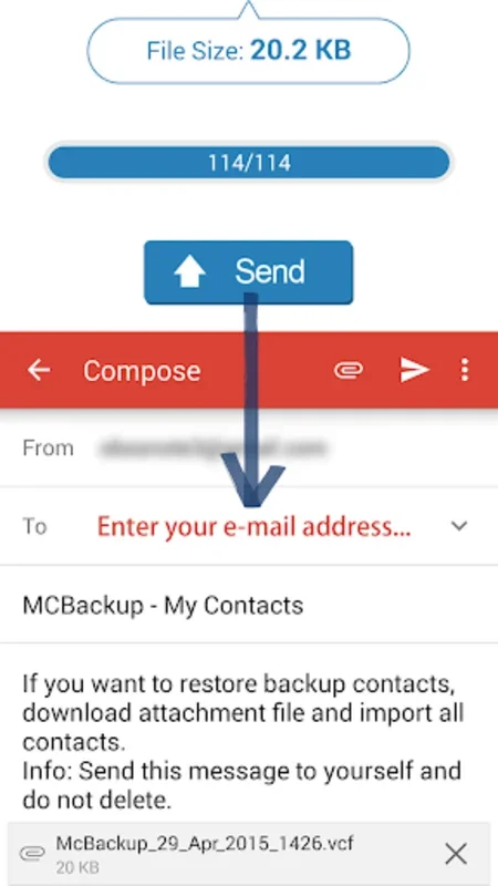 MCBackup for Android: Effortless Contact Backup and Restoration