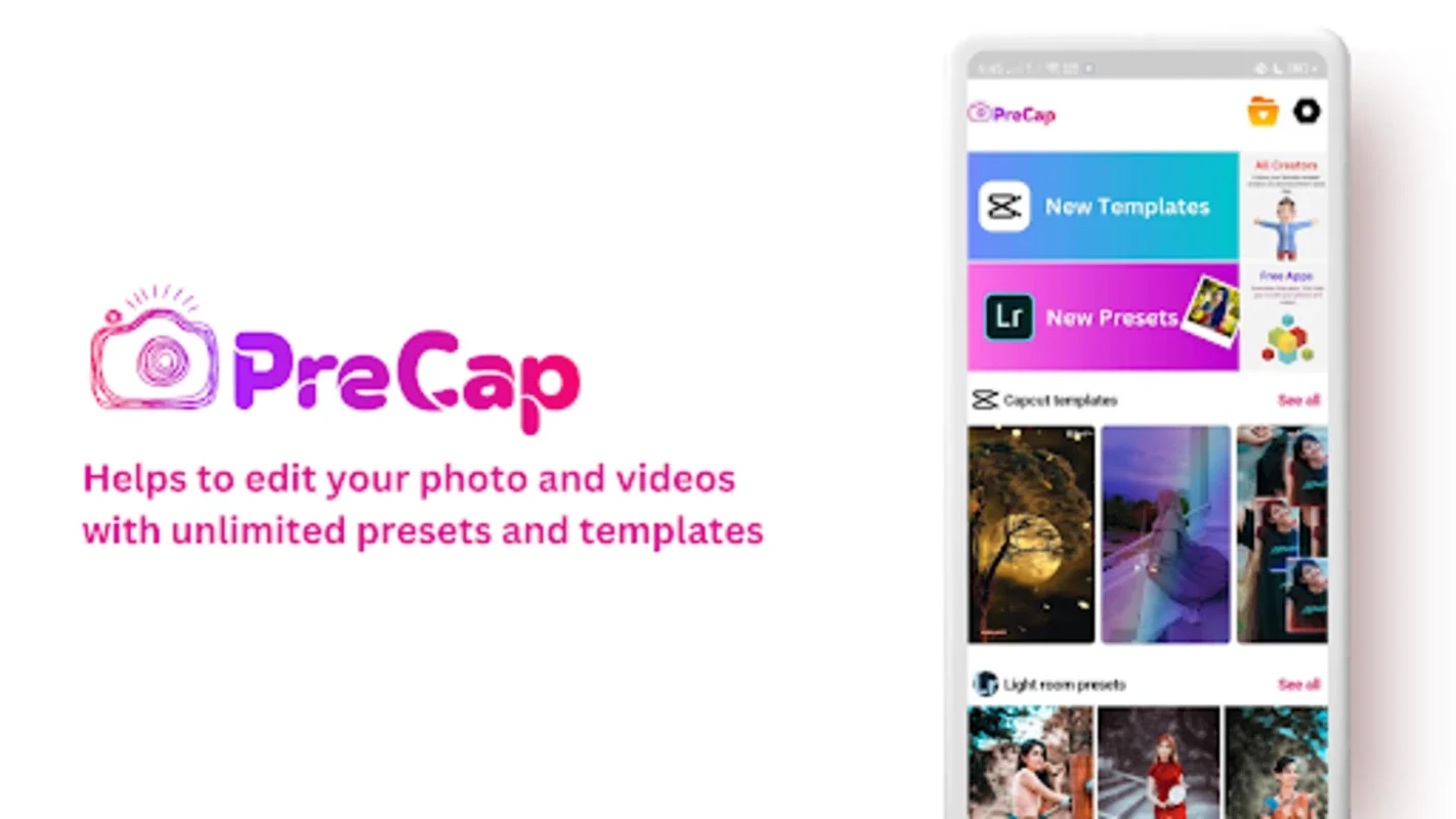 Lr preset & C template Precap for Android - Enhance Visuals