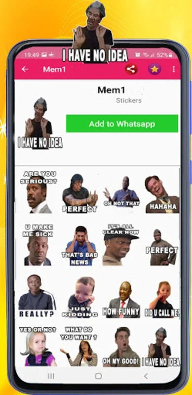 Memes Stickers for Android - Free Download from AppHuts