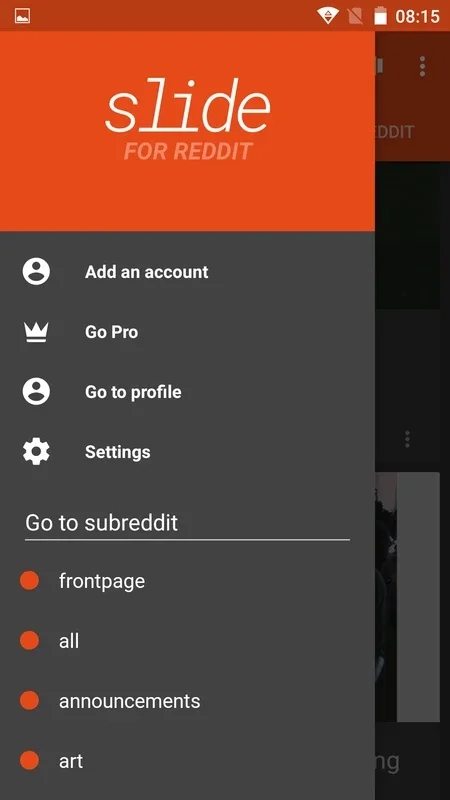 Slide for reddit on Android - Free APK Download