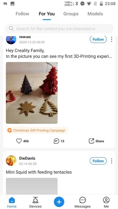 Creality Cloud for Android: Uniting 3D Printing Fans