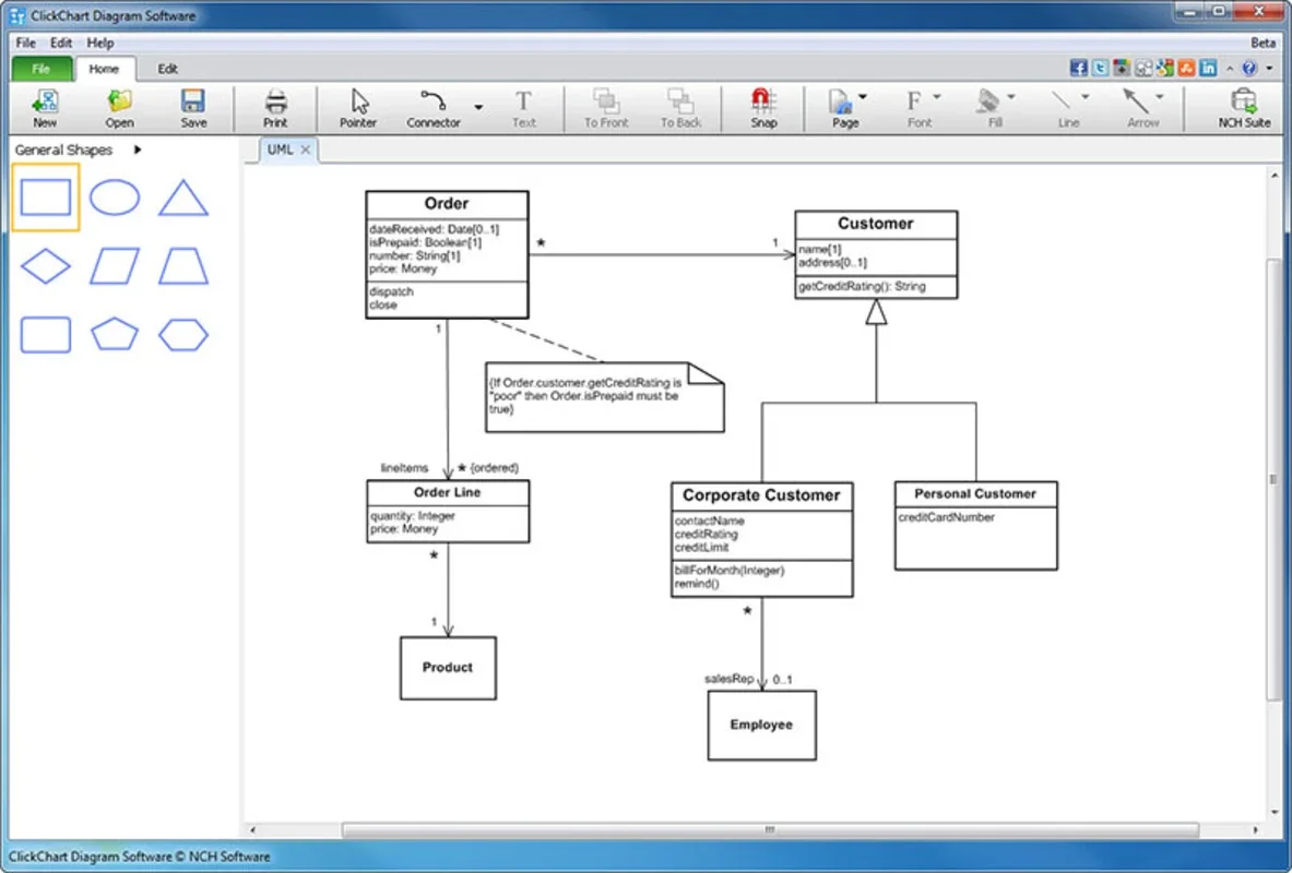 ClickCharts Free Diagram and Flowchart Maker for Windows - No Download Required