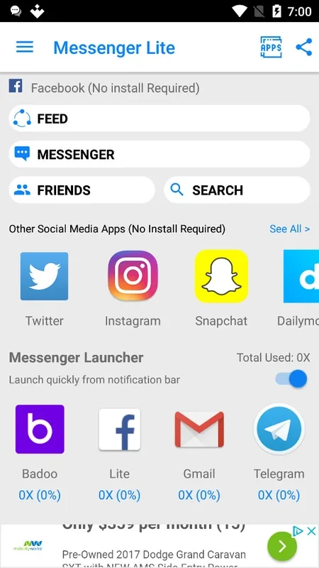 Messenger Pro Lite for Messages for Android: Unify Your Messaging