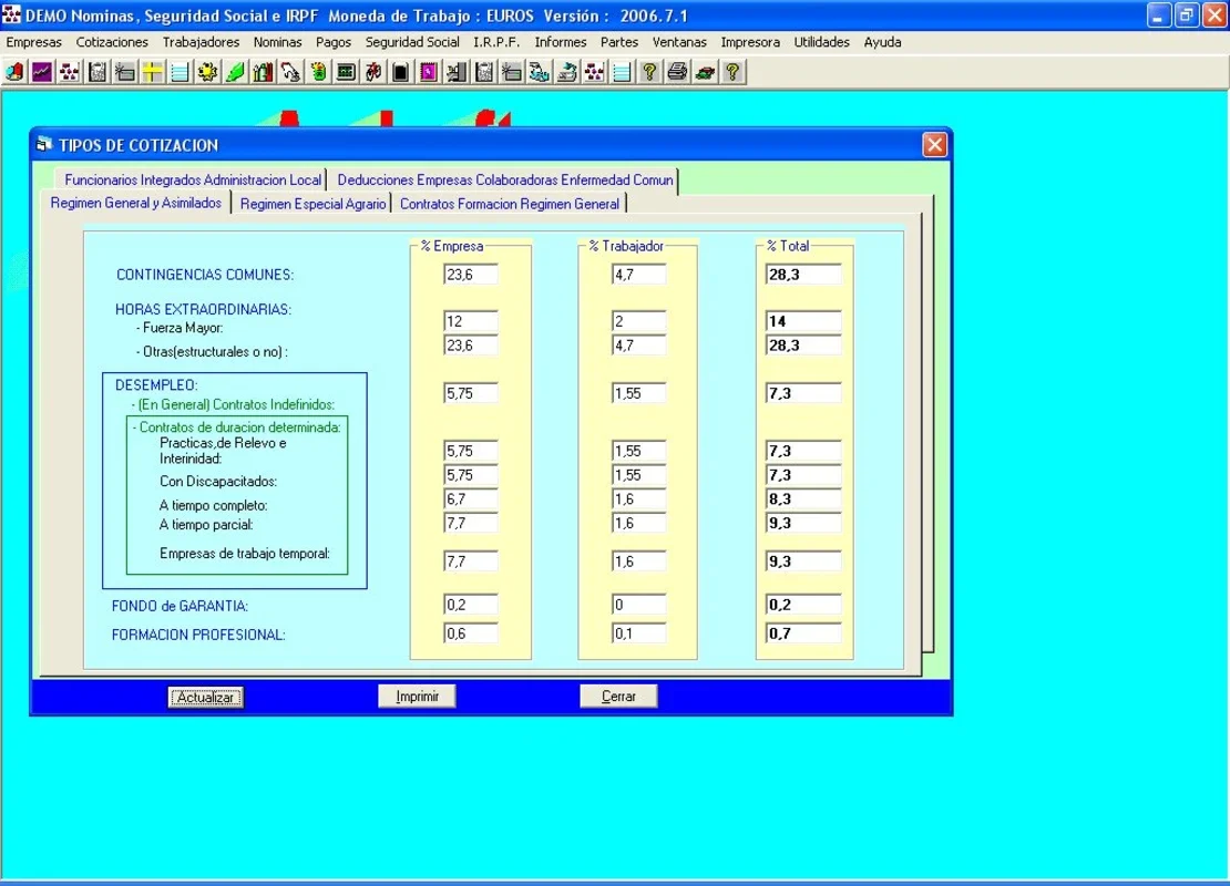 Nominas Seguros Sociales e IRPF: Streamline Payroll Management on Windows