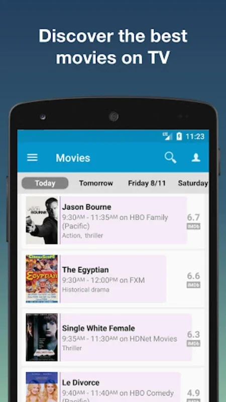 TV Listings for Android: Comprehensive TV Guide