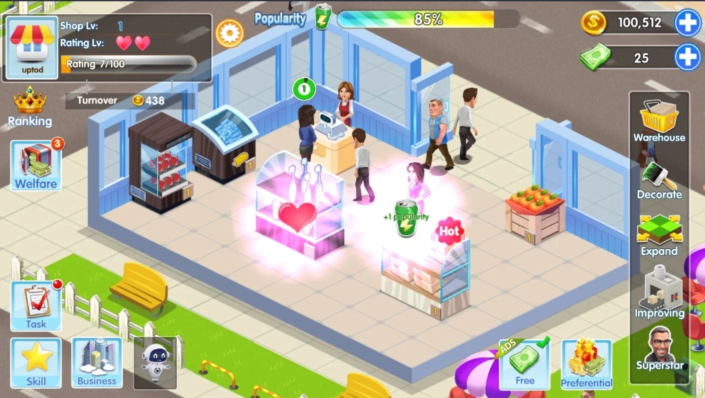 My Supermarket Story : Store Tycoon Simulation for Android - Build Your Supermarket Empire