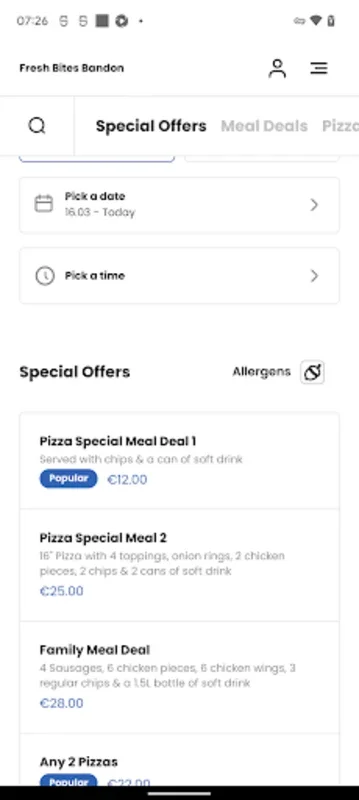 Fresh Bites Bandon for Android - Order Local Food Easily