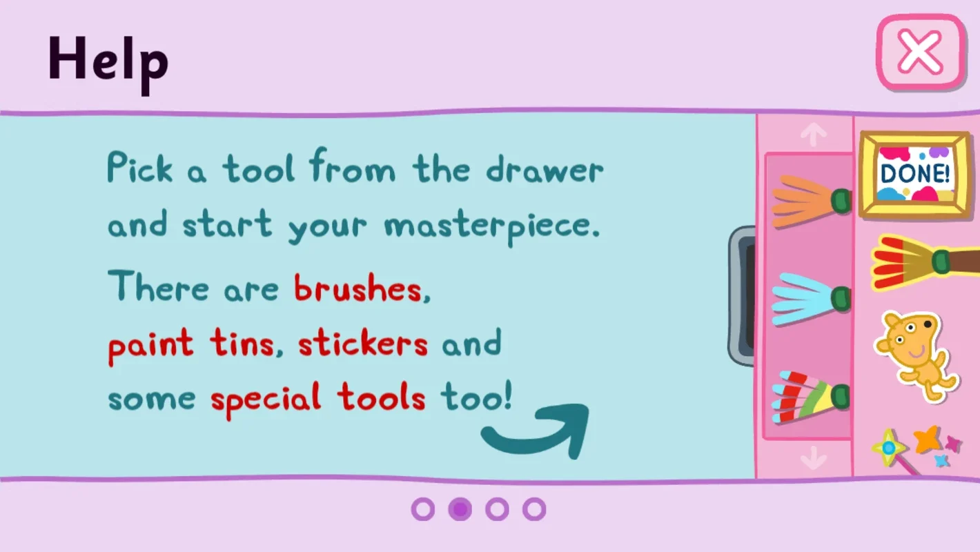 Peppa's Paintbox for Android - A Creative Drawing App for Young Fans