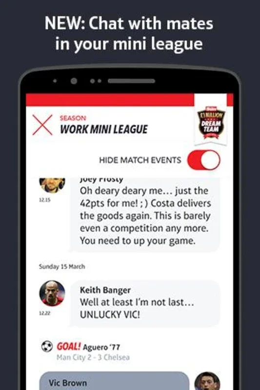 Dream Team for Android: Manage Premier League Stars