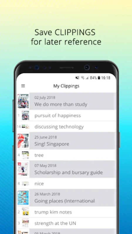 The Straits Times IN for Android: Enriching Reading Experience