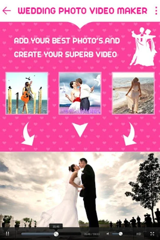 Wedding Photo Video Maker for Android - Create Captivating Videos