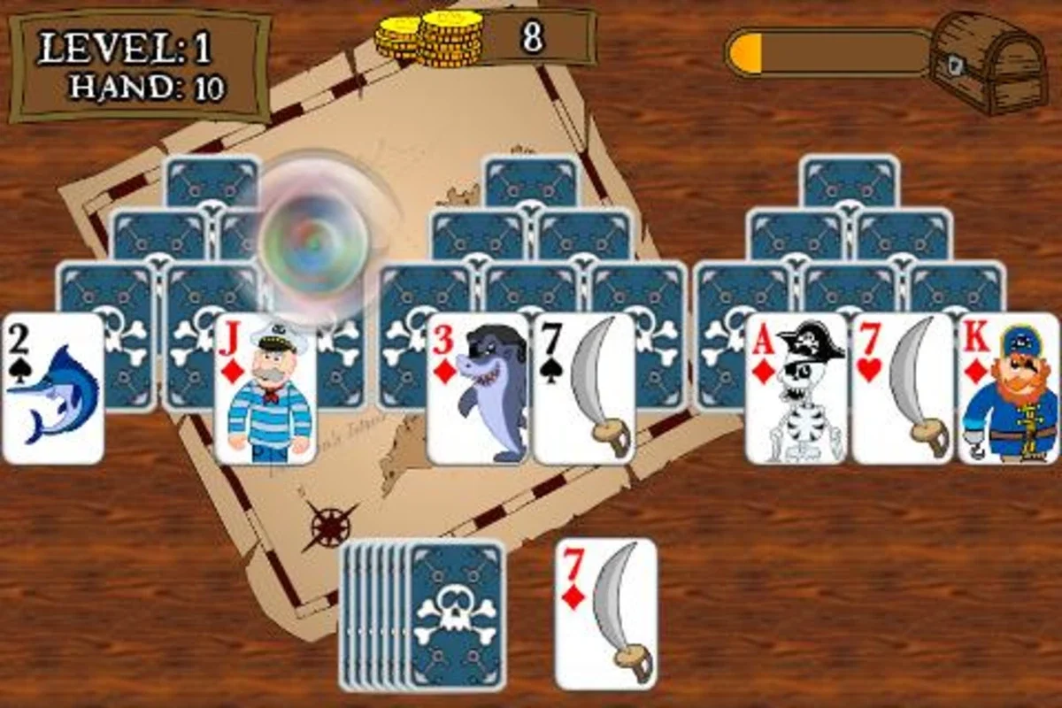 Pirate TriPeaks Solitaire for Android: Engaging Card Game