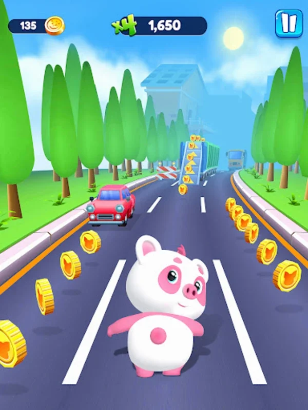 Piggy Panda Run: Fun Game for Android - Free Download