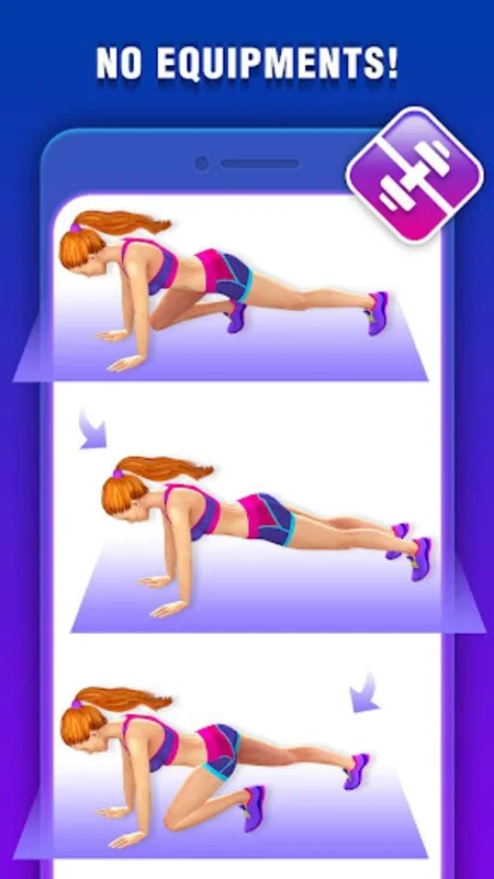 Fat Burning Workout for Women on Android - No Equipment Needed