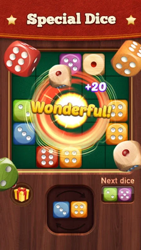 Woody Dice Merge for Android - Strategic Puzzle Fun