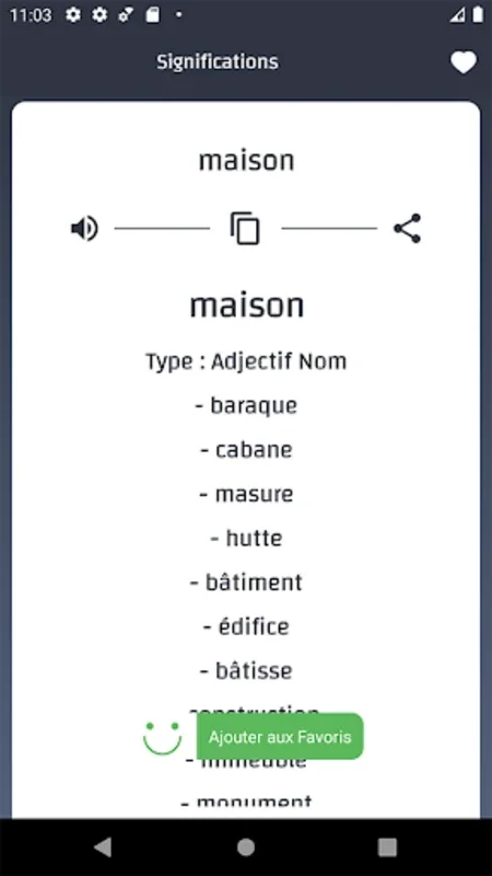 French Synonyms Dictionary for Android - Expand Vocab