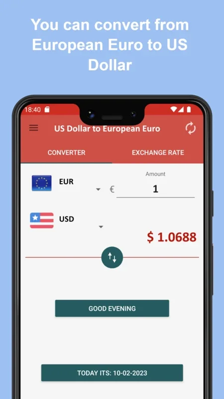 US Dollar to European Euro for Android - Convert Currencies Easily