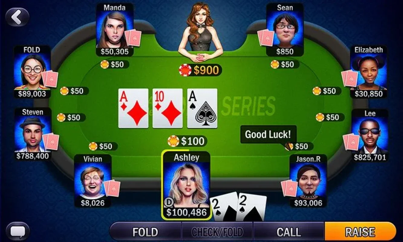 Texas Holdem - Poker Series for Android - No Downloading Needed