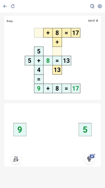 Cross Math for Android: Engaging Math - Based Puzzles