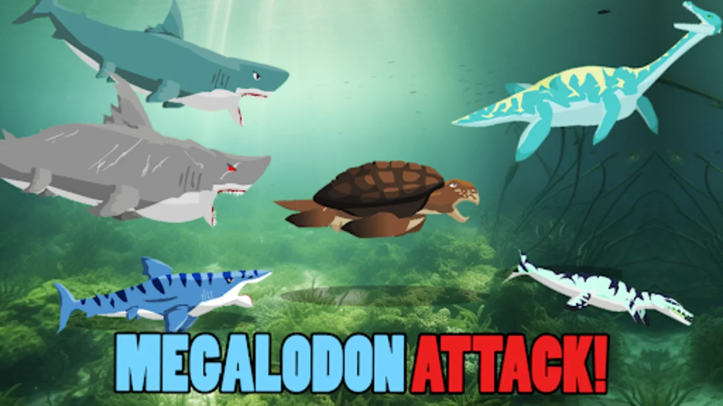 Megalodon Fights Sea Monsters for Android - Thrilling Underwater Battles