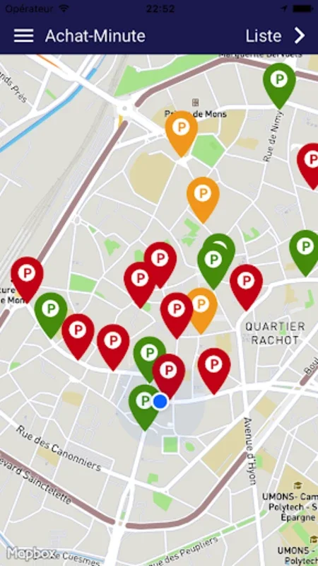 Achat-Minute for Mons for Android - Streamline Parking