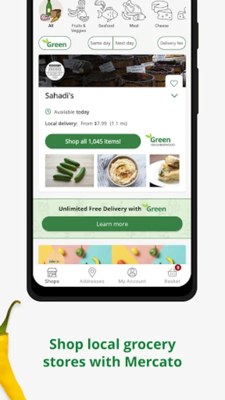 Mercato: Grocery Delivery on Android for Fresh and Local Groceries