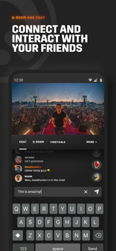 Q-dance for Android: Immerse in Hardstyle Live Streams