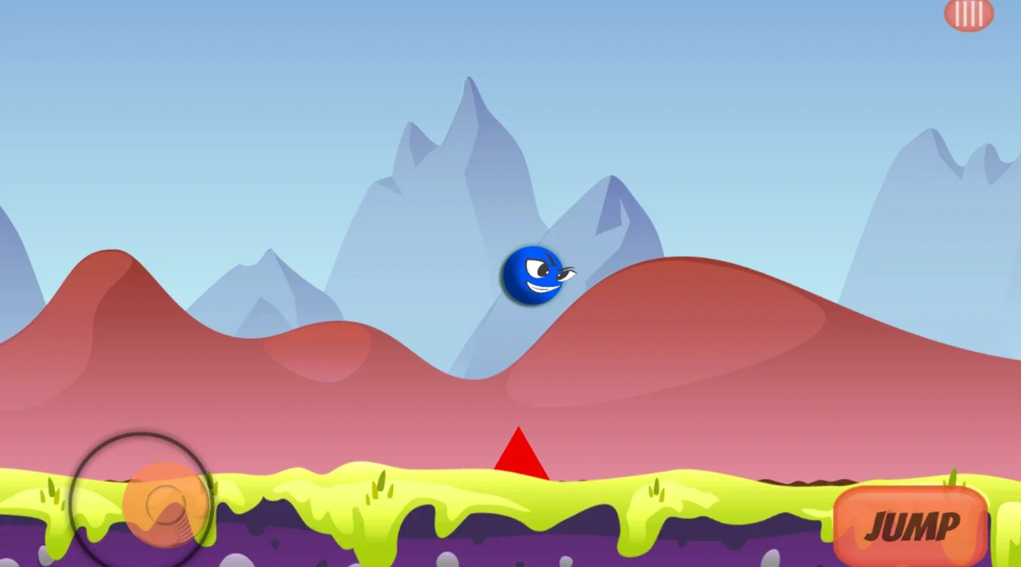 Blue Ball Adventure for Android - Thrilling 2D Running Game